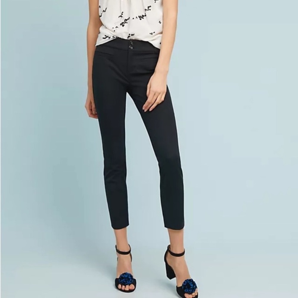 Anthropologie The Essential Slim Ankle Pants